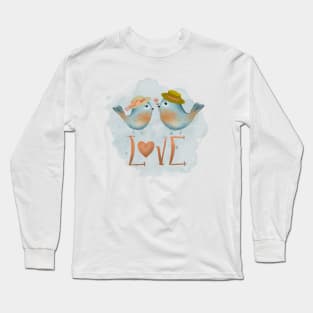 Birds in LOVE Long Sleeve T-Shirt